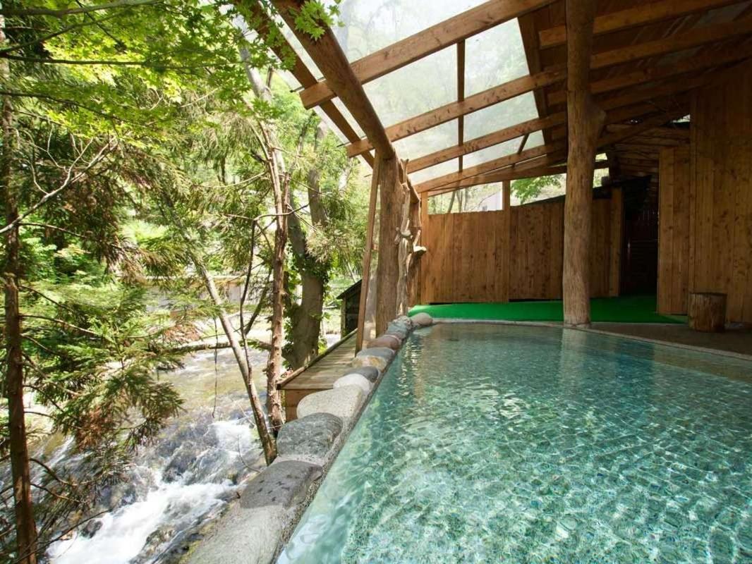 Hotel Kutsurogijyuku Shintaki Aizuwakamatsu Exterior foto